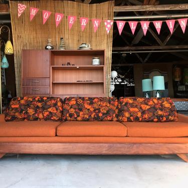 Sale! FREE US SHIPPING!! Mid Century Modern Adrian Pearsall Gondola Style Sofa Low And Long Original Fabric 