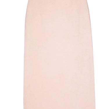 St. John - Light Pink Knit Maxi Skirt Sz 10