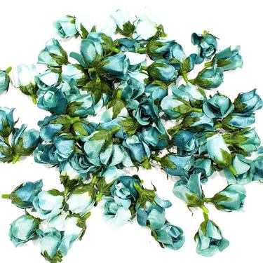 VINTAGE: 73 Rose Picks - Rose Buds - Millinery Flowers - Wedding Decor - Hair Accessories - Flower Bouquets - SKU 16-E2-00010102 