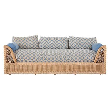 McGuire Organic Modern Rattan and Wicker Daybed Sofa by ErinLaneEstate
