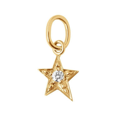 Star Diamond Pendant - Yellow Gold