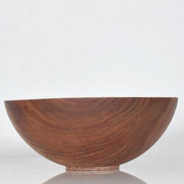 Dale Larson Pacific Madrone Wood Turned Bowl Mid Century 