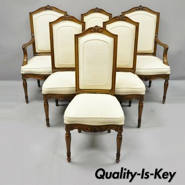 6 Italian Regency French Louis XVI Style Dining Room Chairs by John Widdicomb
