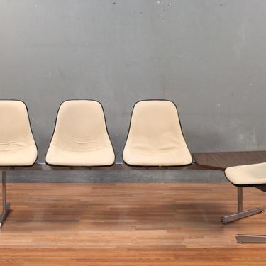 Industrial Mid Century 4-Seat L-Bench – ONLINE ONLY