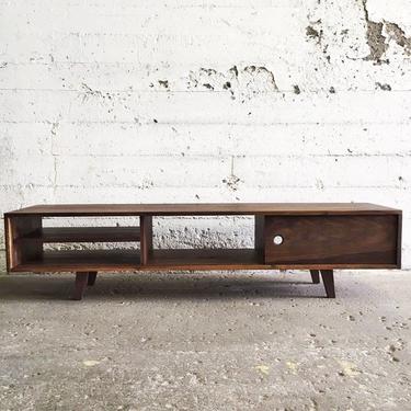 GROGG Credenza | TV Console Cabinet Table Shelf Door Walnut Solid Wood by AtelierEastEndMtl