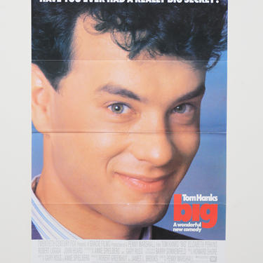 Original Theatrical One Sheet Film Poster - Big 1988, Tom Hanks 