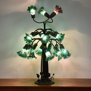 Tiffany Style 19 Light Table Lamp 