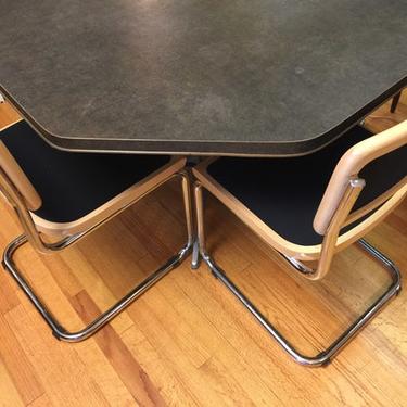 MCM style table + 4 chairs