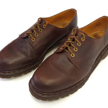 Dr. Martens Shoes Men's Size 11 Brown Leather Oxfords Made in England 8053/59 