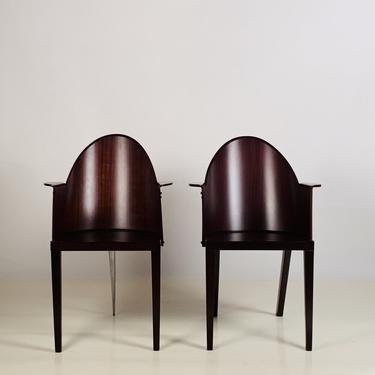 Rare Pair of Philippe Starck Armchairs from the Royalton Hotel, NYC