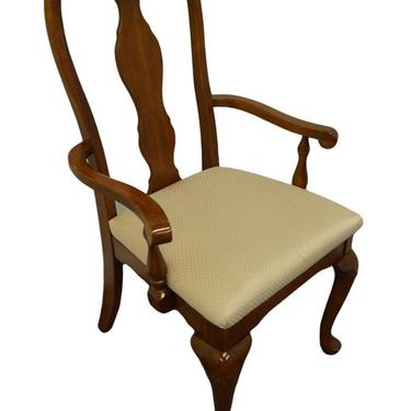 DIXIE FURNITURE Solid Cherry Traditional Queen Anne Style Dining Arm Chair 292880 
