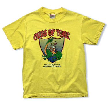 Vintage 1990s Seattle CUB SCOUT T-Shirt ~ size S ~ BSA / Boy Scouts ~ Hanes ~ 50/50 Cotton Polyester ~ 