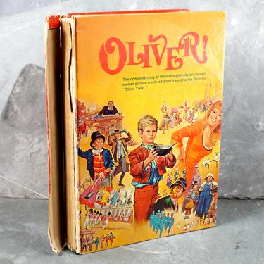 Oliver! by Mary Hastings based on the 1968 musical film Oliver! - 1968 Best Picture Oscar Winner - Vintage Children's Movie Book 