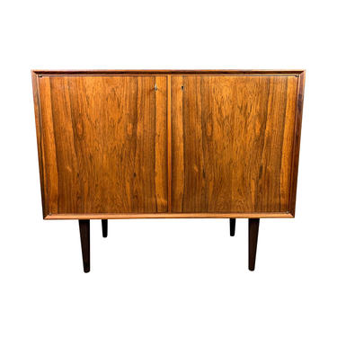 Vintage Danish Mid Century Modern Rosewood Storage Cabinet 