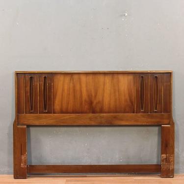 Mid Century Full Two-Tone Paneled Headboard – ONLINE ONLY
