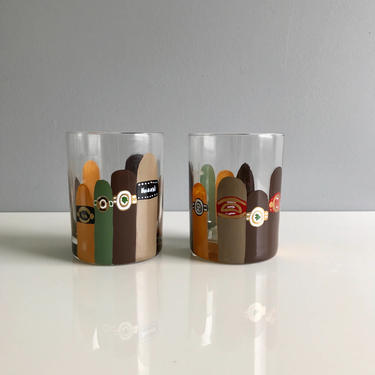 Handpainted Cigar Rocks Glasses / Handpainted Glasses / Handpainted Rocks Glasses 