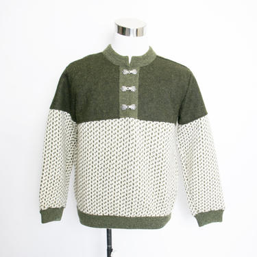 1990s Norwegian Wool Sweater Pullover M 
