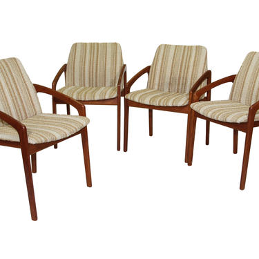 Set Of 4 Danish Modern Chairs By Kai Kristiansen 