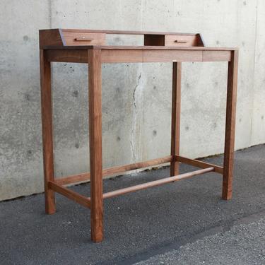 Gordon Standing Desk, Modern Standing Desk, Solid Hardwood Standing Desk, Wood Standing Desk (Shown in Walnut) 