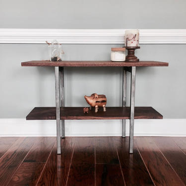 The &amp;quot;Low Down&amp;quot; Console  - Reclaimed Wood &amp; Steel Console Table - Reclaimed Wood Console Table 