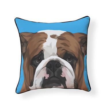 English Bulldog Pillow