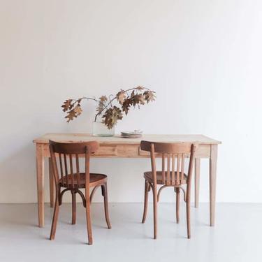 Raw Pine Dining Table