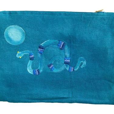 The Snake and the Full Moon in Blue