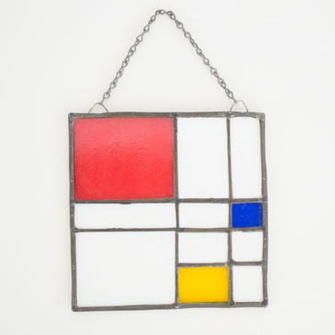 Mondrian Stained Glass by HomesteadSeattle