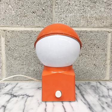 Vintage Lamp Retro 1960s Erco Leuchten + Mid Century Modern + Space Age + Atomic Ball + Orb + Sphere + Mood Lighting + Home and Table Decor 