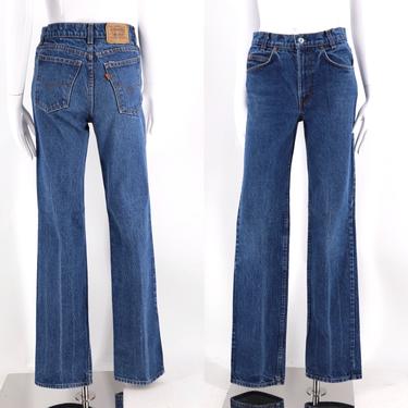70s LEVIS 718 Orange Tab Student fit jeans 29 / vintage 1970s medium wash sexy fit Levis pants sz 4 