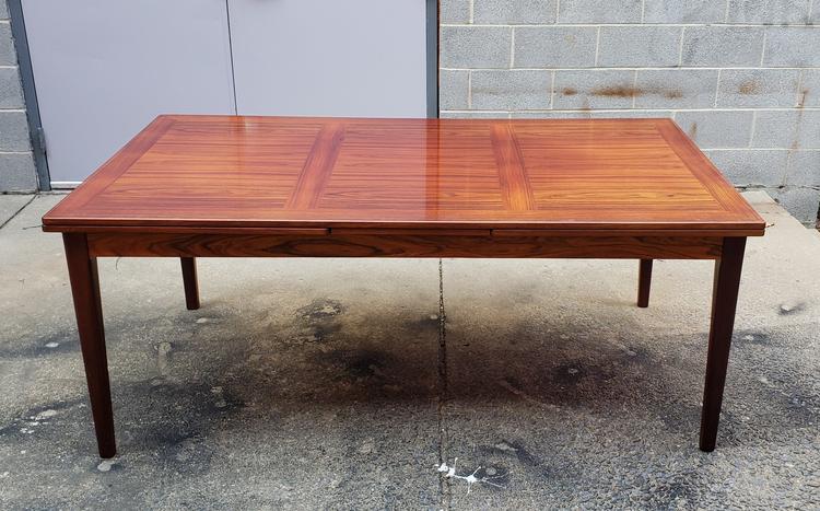 Rosewood Danish Modern Dining Table by Skovby