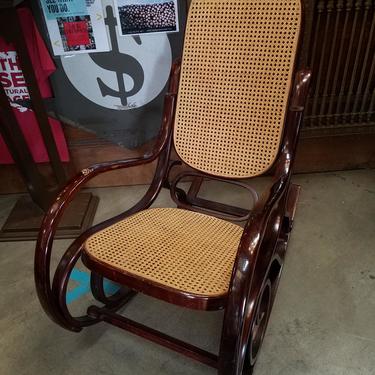 Vintage Caneback Bentwood Rocking Chair