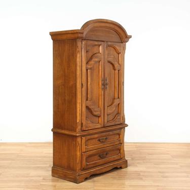 Traditional Armoire w/ 2 Bottom Drawers