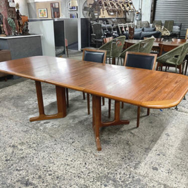 Danish Teak Solid Wood Dining Table
