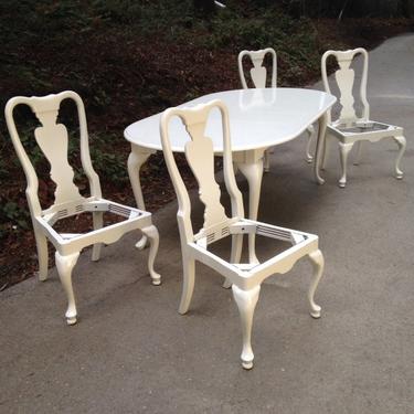 SOLD! Beautiful French Provincial Dining Set by CalVintageDesigns