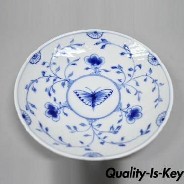 Saucer for Flat Cup 103 Bing and Grondahl B&amp;G Kjøbenhavn Butterfly Lace Blue