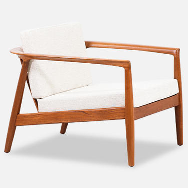 Folke Ohlsson Model 72-C Teak Lounge Chair for Dux