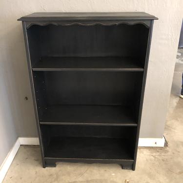 Painted Black Bookcase