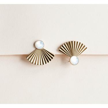 Mother of Pearl Studs with Pleat Jackets