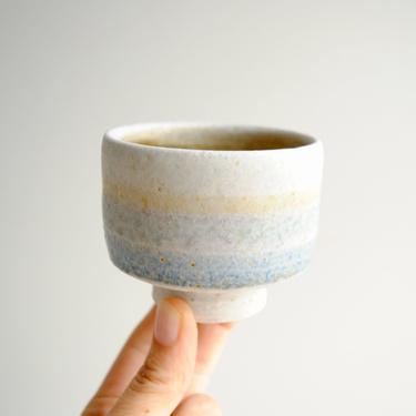 Vintage Small Handmade Vase, Tiny Studio Pottery Stoneware Vase in Neutral Colors, Modern Tiny Ceramic Vase 
