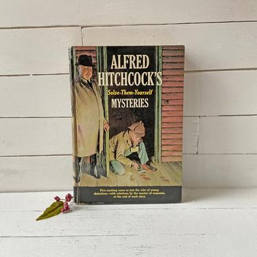 Vintage 1963 Alfred Hitchcock's Solve Them Yourself Mysteries // Spooky, Late Night, Campfire Stories // Perfect Gift 