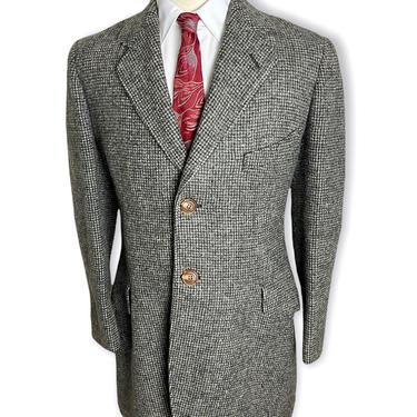Vintage 1930s Wool TWEED Riding Jacket ~ size 38 R ~ 30s / Dated 1933 ~ Blazer / Suit / Sport Coat ~ Donegal 