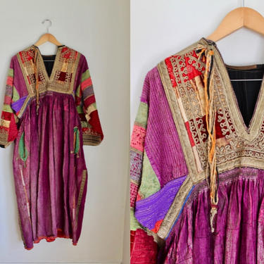 Vintage Afghan Dress Ethnic Traditional Dress / M 