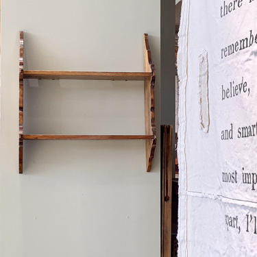 Wall Shelf | Vintage Hanging Shelf | Wooden Floating Shelf | 2 level Hanging Shelf | Vintage Wall Decor | Farmhouse 