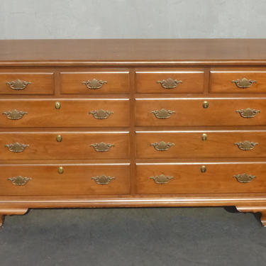 Vintage French Double Maple Dresser by Pennsylvania House Ethan Allen Style 