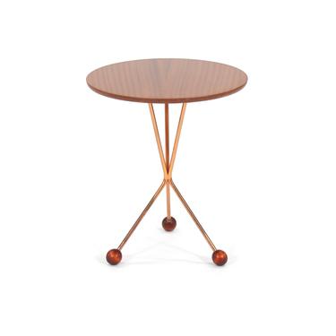 Vintage Tripod Side Table by Albert Larsson. 1960. MCM. Free Shipping 