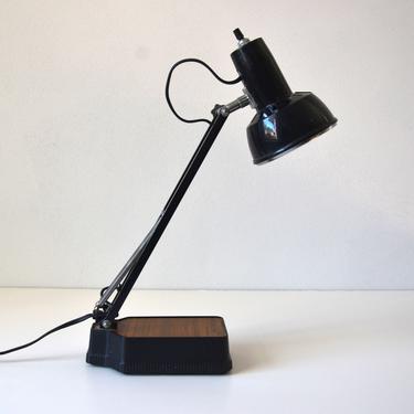 Vintage Electrix Model Number 770 Desk Task Lamp in Black 