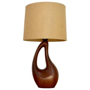 Italian Wood Table Lamp