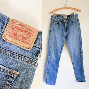 Vintage Y2K Levis Jeans 505 Straight Cut / 31&quot; waist (6M) 
