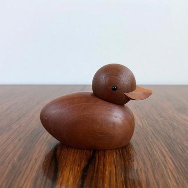 Vintage Skjode Knudsen Danish Modern Teak Duckling 